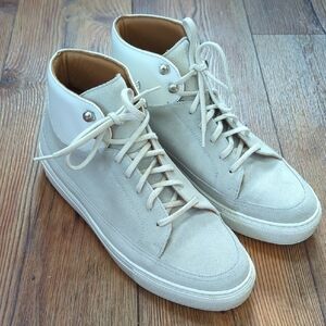 Taft Men's Sneaker Boots Cream and White 9.5/10